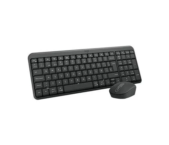 Kit Teclado y mouse Logitech MK250, 1000 DPI, Bluetooh low energy, Inalambrico, Grafito 4