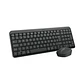Kit Teclado y mouse Logitech MK250, 1000 DPI, Bluetooh low energy, Inalambrico, Grafito - Miniatura 4