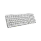 Teclado Inalámbrico Logitech K250, Bluetooth, Numérico, Pilas, Blanco crudo - Miniatura 3