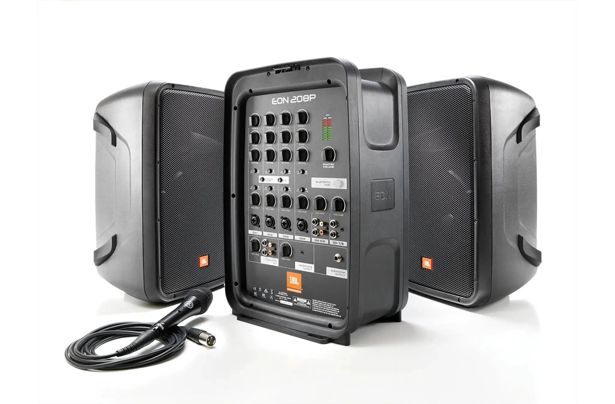 Altavoz Activo JBL EON208P-230 8 in 200W Bluetooth Portatil con Bateria 2
