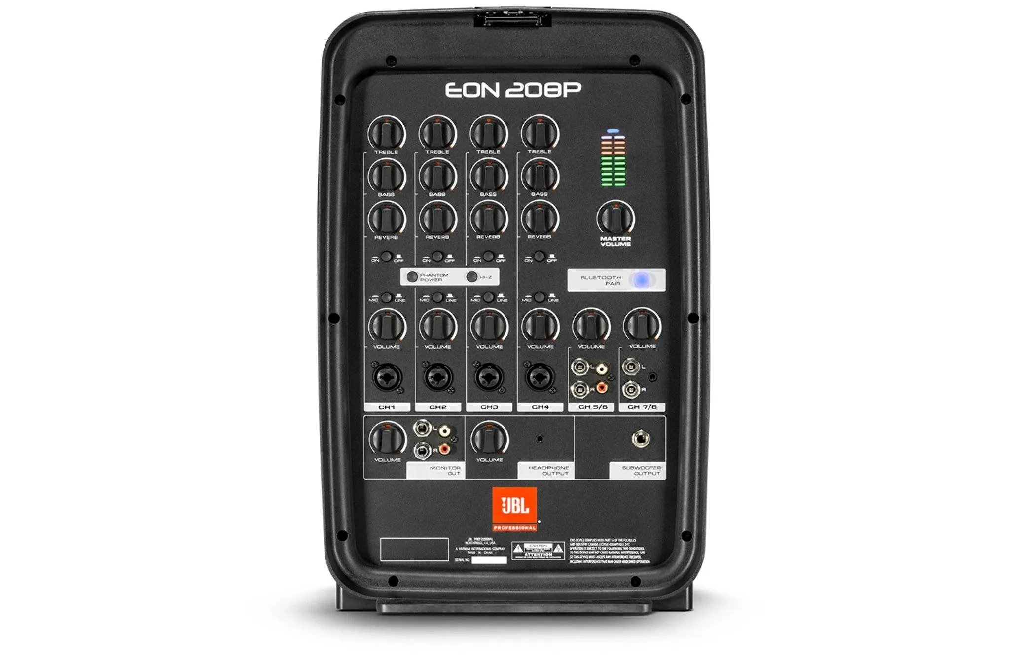 Altavoz Activo JBL EON208P-230 8 in 200W Bluetooth Portatil con Bateria 6