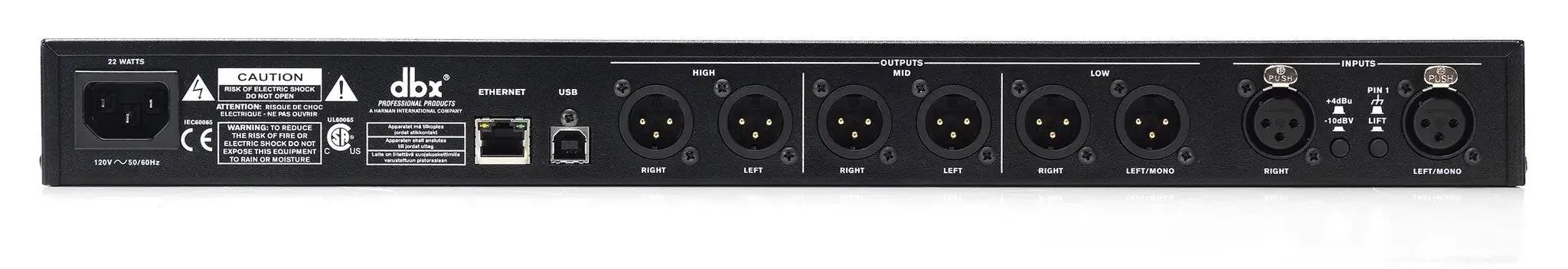 Procesador de Audio DBX DriveRack PA2 Gestión Completa de Altavoces con AutoEQ y AFS 2