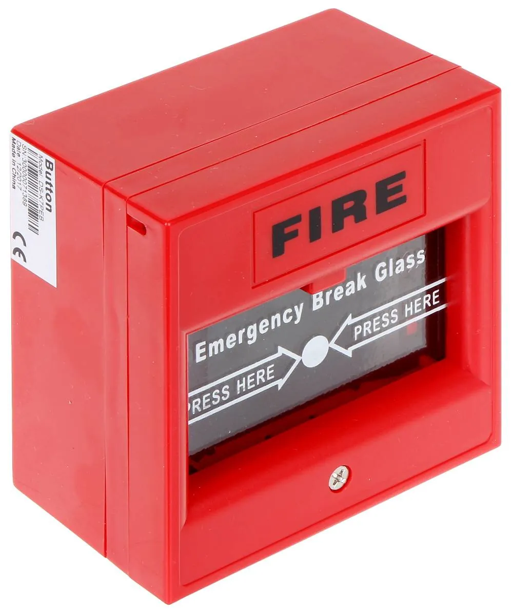 Botón de Salida y Rotura de Emergencia de Vidrio Hikvision DS-K7PEB 2
