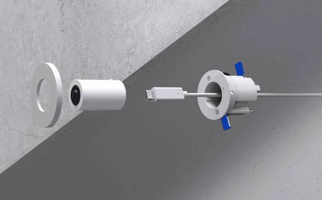 Cámara UBIQUITI UVC-AI-THETA-PRO con doble lente profesional para vigilancia 4