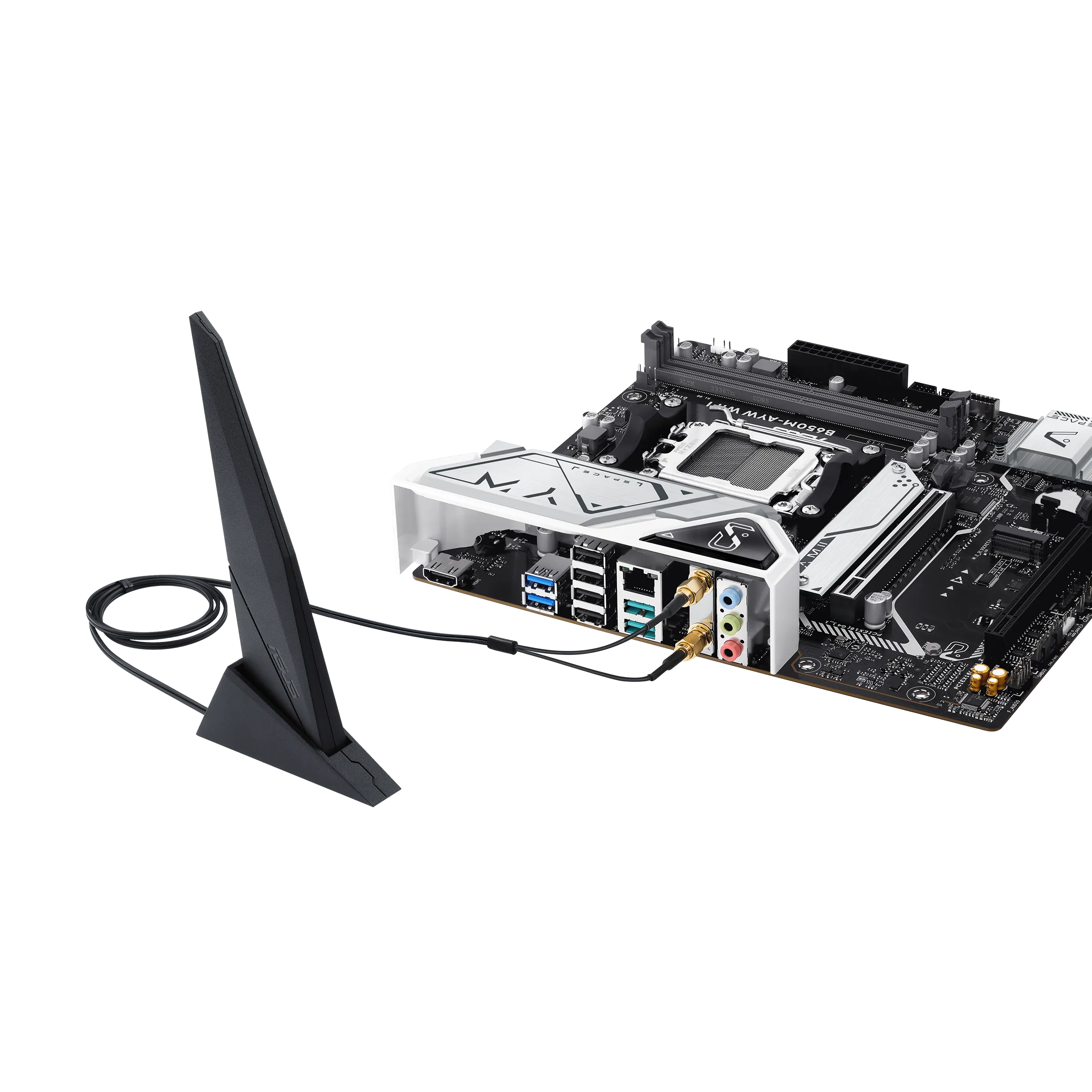 Placa Madre ASUS B650M-AYW WiFi, Socket AM5, 2x DDR5, 2x NVMe, Wi-Fi 6, 2.5 GbE, Micro-ATX 6