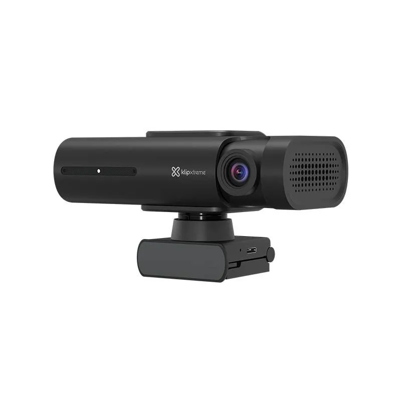 Cámara Web Klip Xtreme Spiegel, 4K 30FPS, 8.3MP, Tracking PTZ, Doble Micrófono, Negro 2