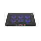 Base de Enfriamiento para Notebook Gamer Xtech Tuuli XTA-161, 6 Ventiladores, LED Azul - Miniatura 2