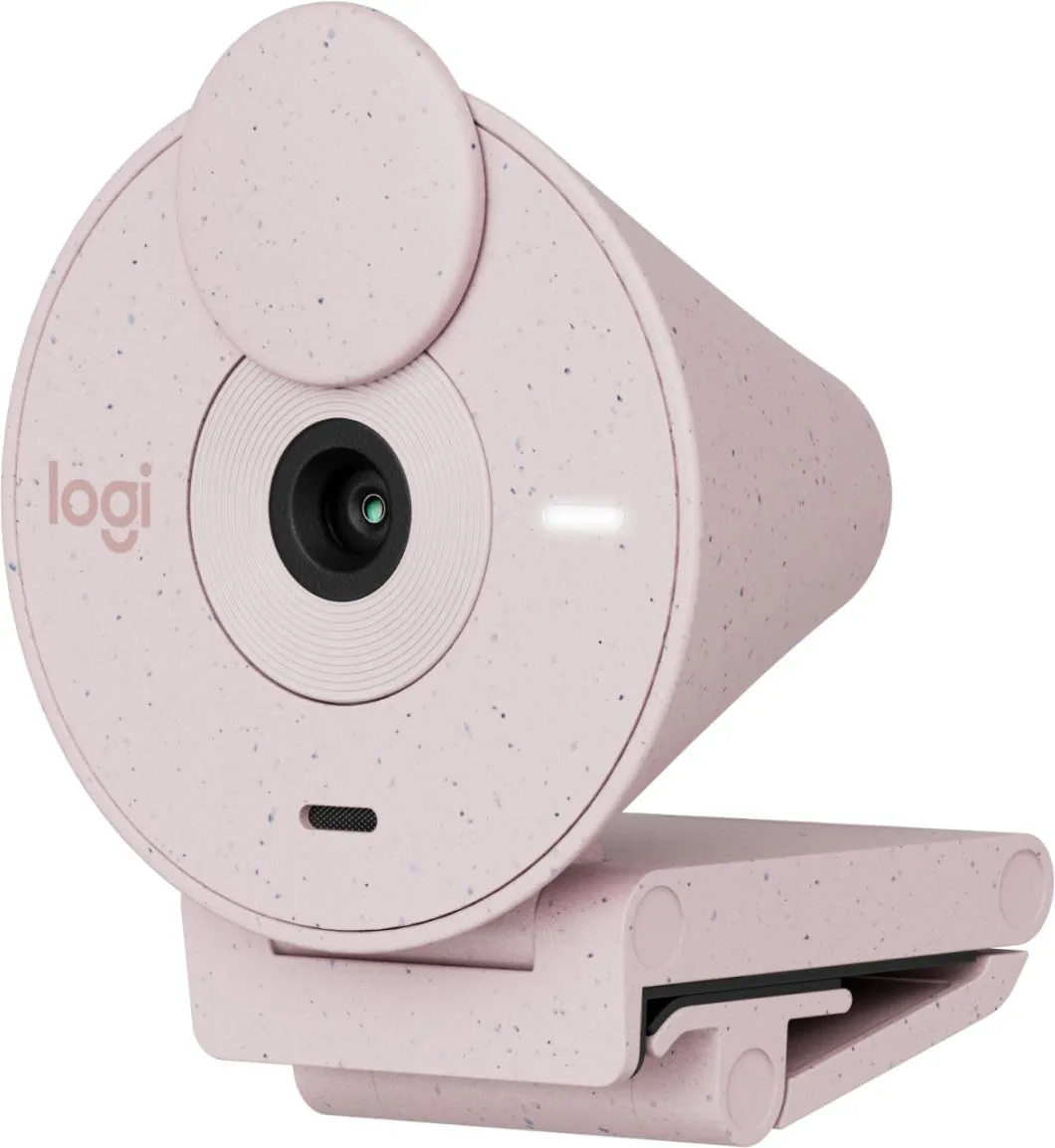 Cámara Web Logitech Brio 300, Full HD 1080p/30FPS, Micrófono Integrado, USB-C, Rosado 4