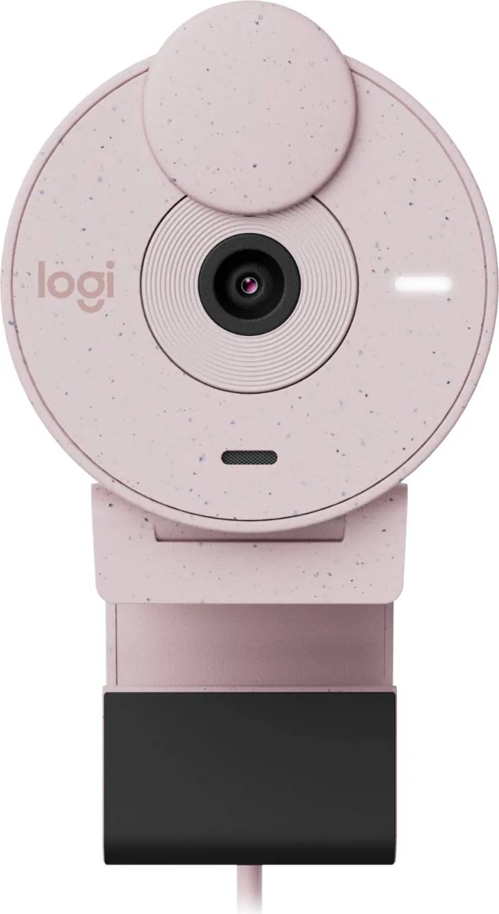 Cámara Web Logitech Brio 300, Full HD 1080p/30FPS, Micrófono Integrado, USB-C, Rosado 5