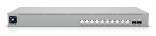 Switch Rack 1U Ubiquiti USW-PRO-XG-10-POE 10x10GbE + 2x10G SFP PoE+++ 400W rendimiento profesional 8