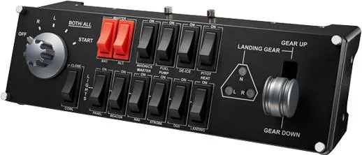 Logitech G Flight Switch Panel USB – Panel de Control para Simulador de Vuelo 2