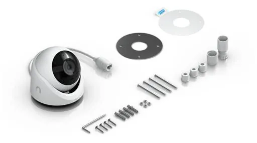 Camara Ubiquiti UVC G6 Turret 8MP 4K Blanco Vision Nocturna IR30M PoE IP66 IK04 Exterior Inteligente 10