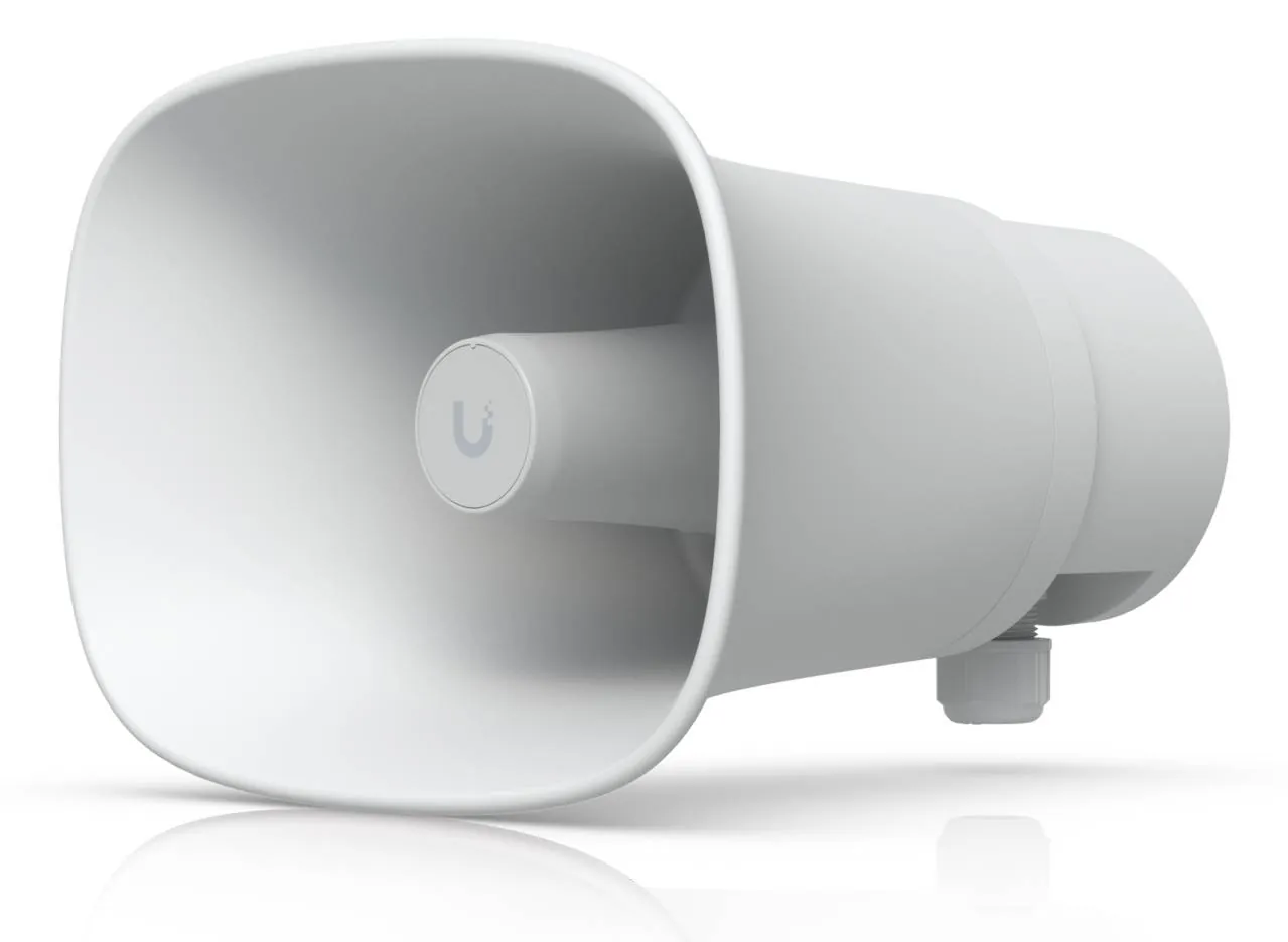 Altavoz IP UBIQUITI AI Horn Speaker PoE+ IP66 para alertas de seguridad y UniFi Protect 2