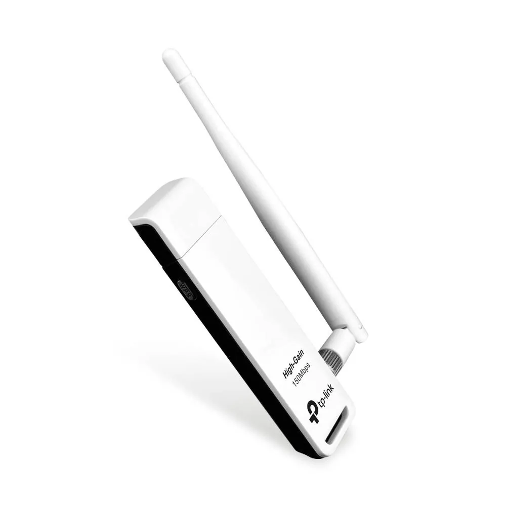 Adaptador USB TP-Link TL-WN722N - Wi-Fi 150Mbps, Antena Desmontable 4dBi Alta Ganancia 2
