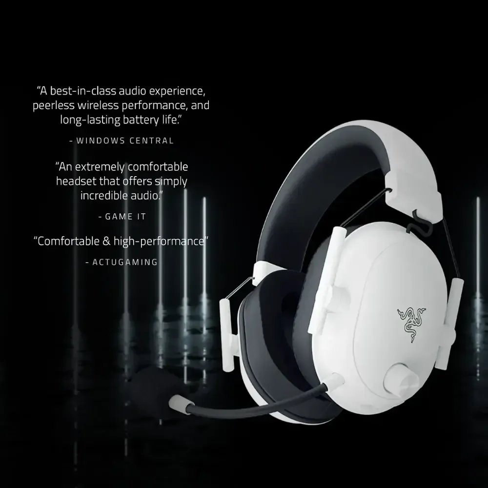 Audífonos Gamer Inalámbrico Razer Blackshark V2 Hyperspeed, 280g, Color Blanco 5