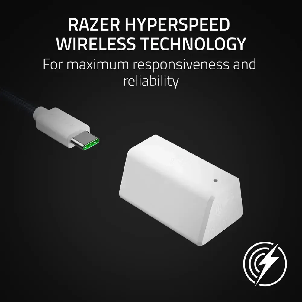 Audífonos Gamer Inalámbrico Razer Blackshark V2 Hyperspeed, 280g, Color Blanco 8