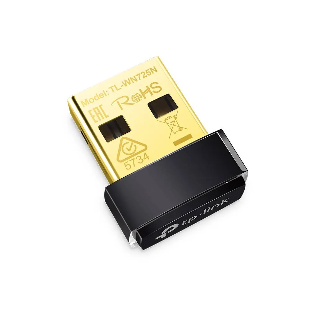 Adaptador Nano USB TP-Link TL-WN725N N150 de alta velocidad, Diseño liso y brillante 3