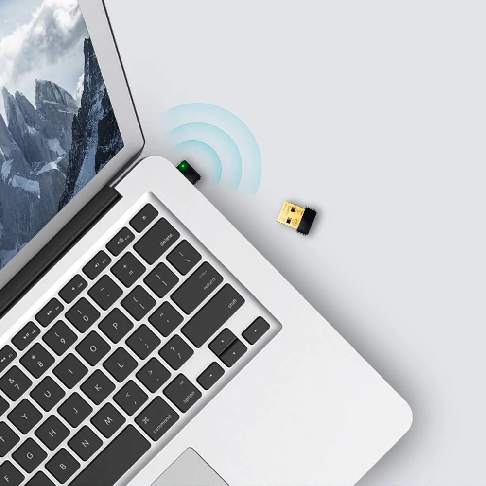 Adaptador Nano USB TP-Link TL-WN725N N150 de alta velocidad, Diseño liso y brillante 6