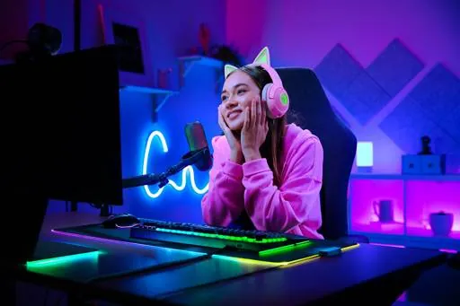 Micrófono Gamer USB RGB Profesional Razer Seiren V3 Chroma 6