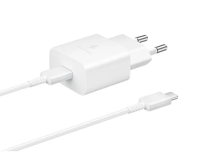 Cargador Original Samsung EP-T1510XWEGCH 15W - USB-C, carga rapida, blanco, compacto 5