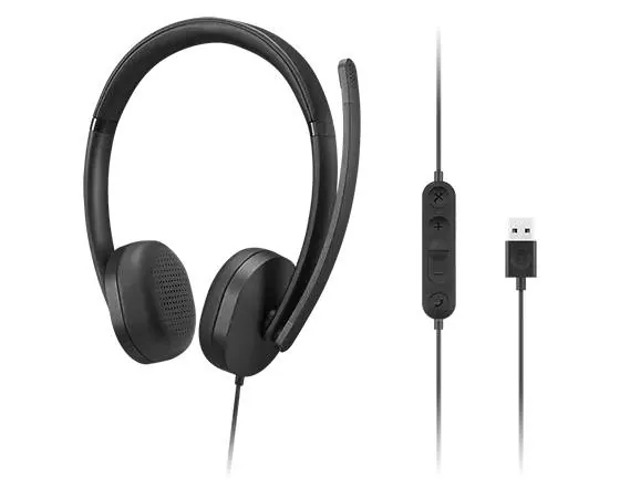Audífonos Lenovo USB-A Wired Stereo Headset Gen 2 con Micrófono ENC para Oficina y Videollamadas 3