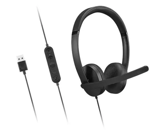 Audífonos Lenovo USB-A Wired Stereo Headset Gen 2 con Micrófono ENC para Oficina y Videollamadas 6