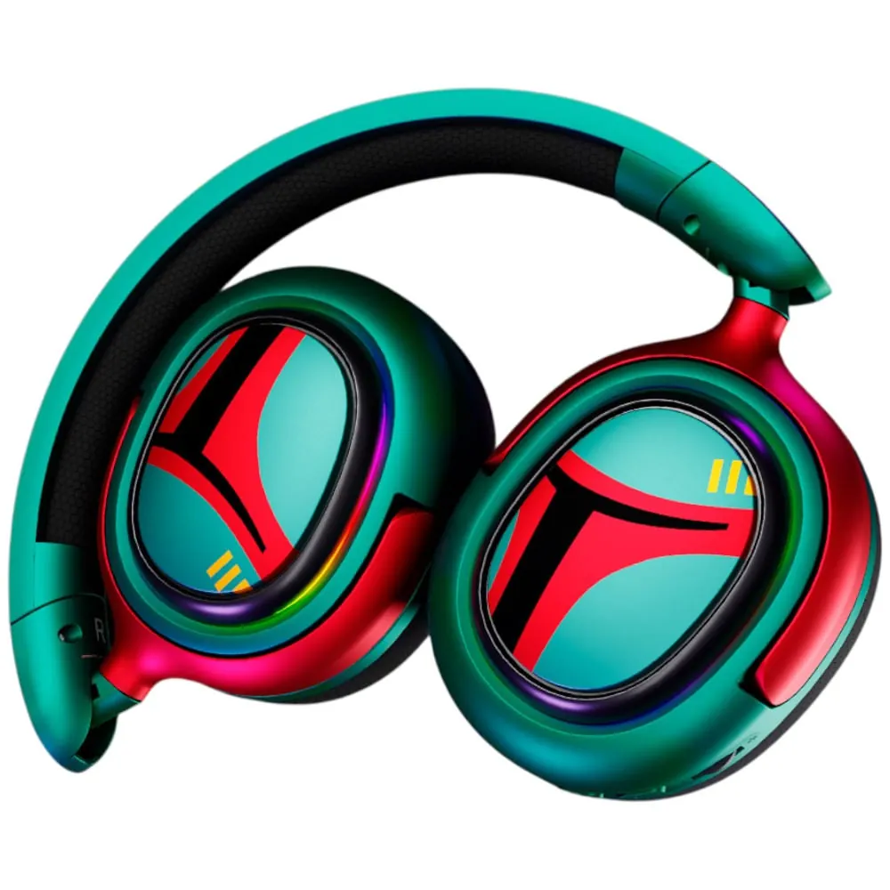 Audífonos Gamer inalámbricos Primus Arcus 380BT PBH-S380BF, con Micrófono, RGB, Boba Fett 2