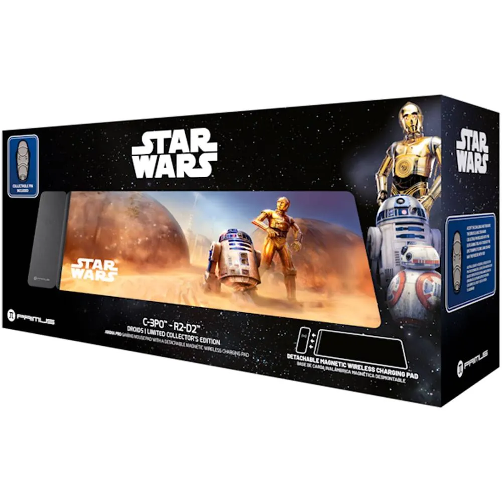 Mousepad con Base de Carga Inalámbrica Primus Arena Pro Star Wars Limited Edition, R2-D2/C-3PO 2