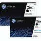 Cartucho de Tóner Original HP 26A Negro LaserJet - Miniatura 2