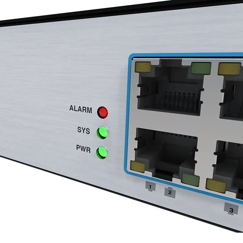 Switch Nexxt Axis2400R 24 Puertos PoE+ Gigabit Rack Alto Rendimiento Empresarial 3