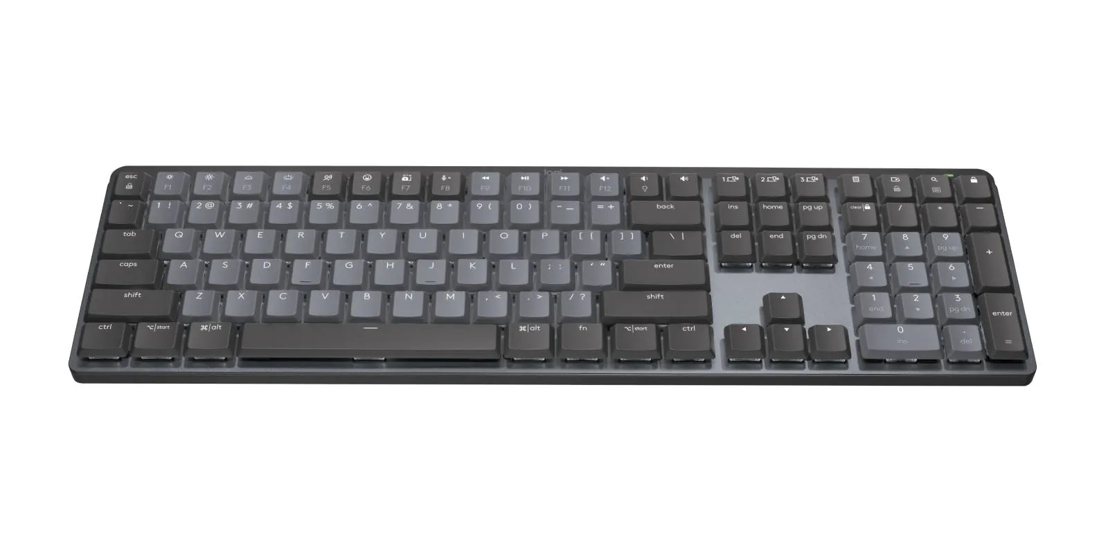 Teclado Mecánico Inalámbrico Logitech MX Mechanical, Bluetooth, USB, Graphite, Español 3