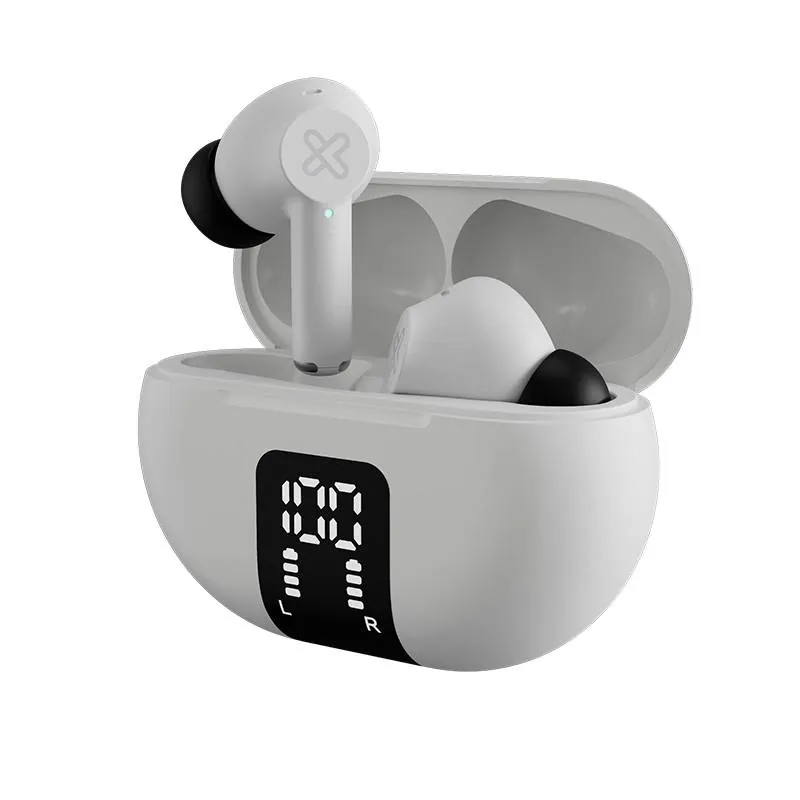 Audífonos Inalámbricos Klip Xtreme EdgeBuds, TWS, Bluetooth 5.4, Blanco 2