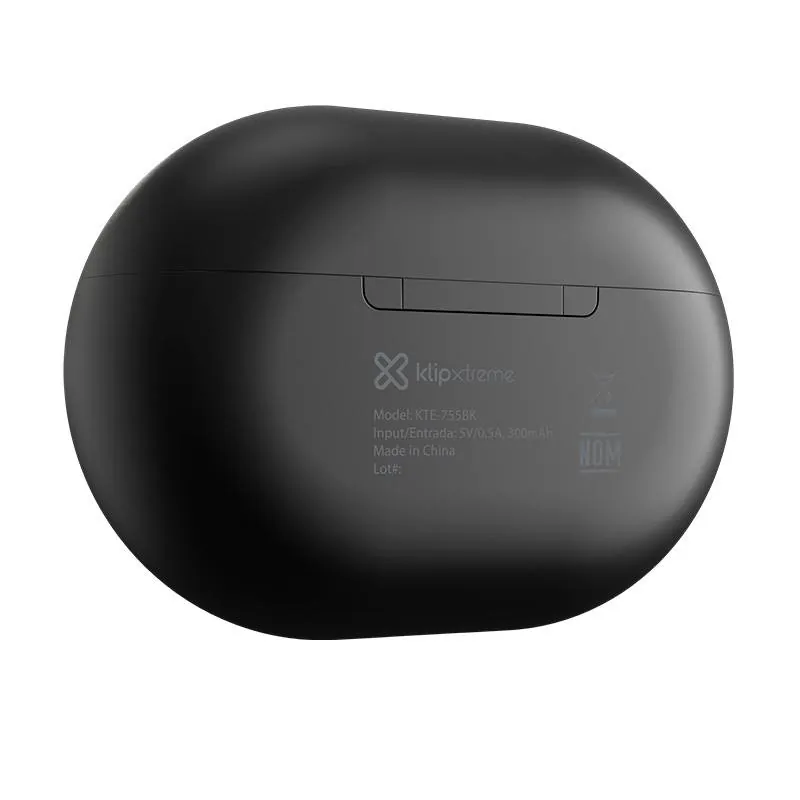 Audífonos Inalámbricos Klip Xtreme EdgeBuds, TWS, Bluetooth 5.4, Negro 5