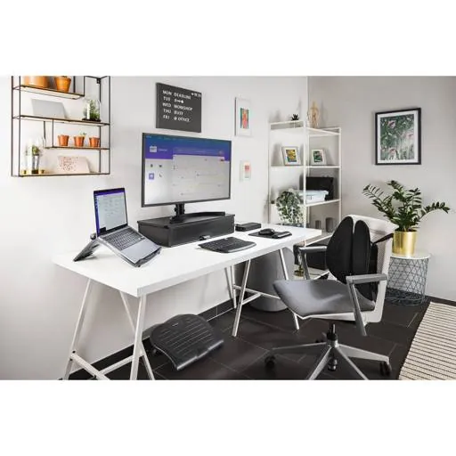 Reposapiés Ergonómico Kensington K56152US Negro con Altura Ajustable e Inclinación 8