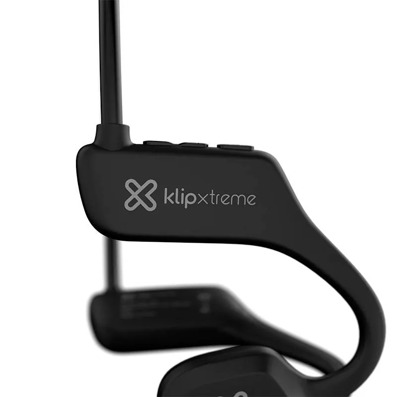 Audífonos Inalámbricos de Conducción Ósea Klip Extreme WaveZound, IPX5, Bluetooth 5.3, Black 2