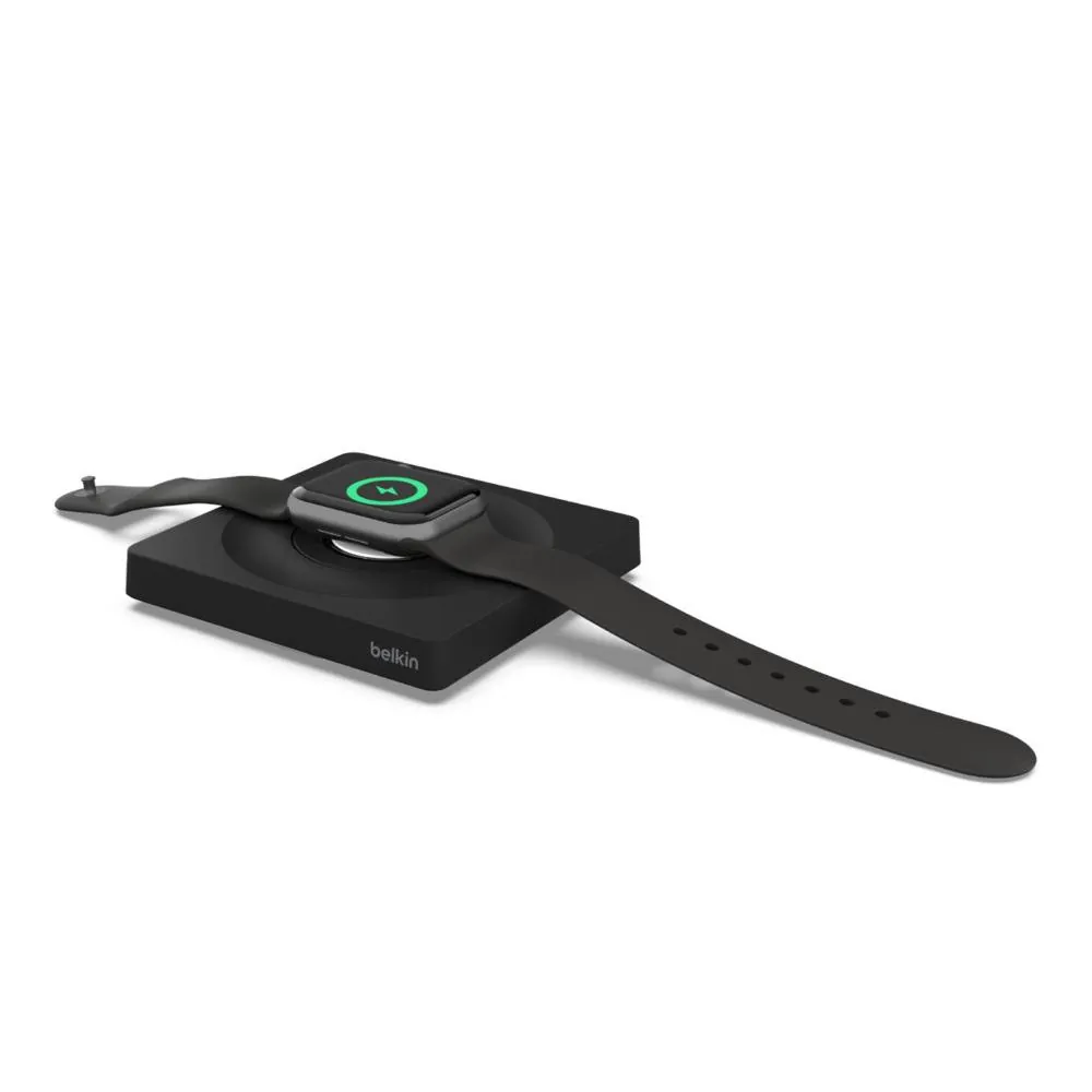 Base de Carga Portátil para Apple Watch Belkin, Negro 5