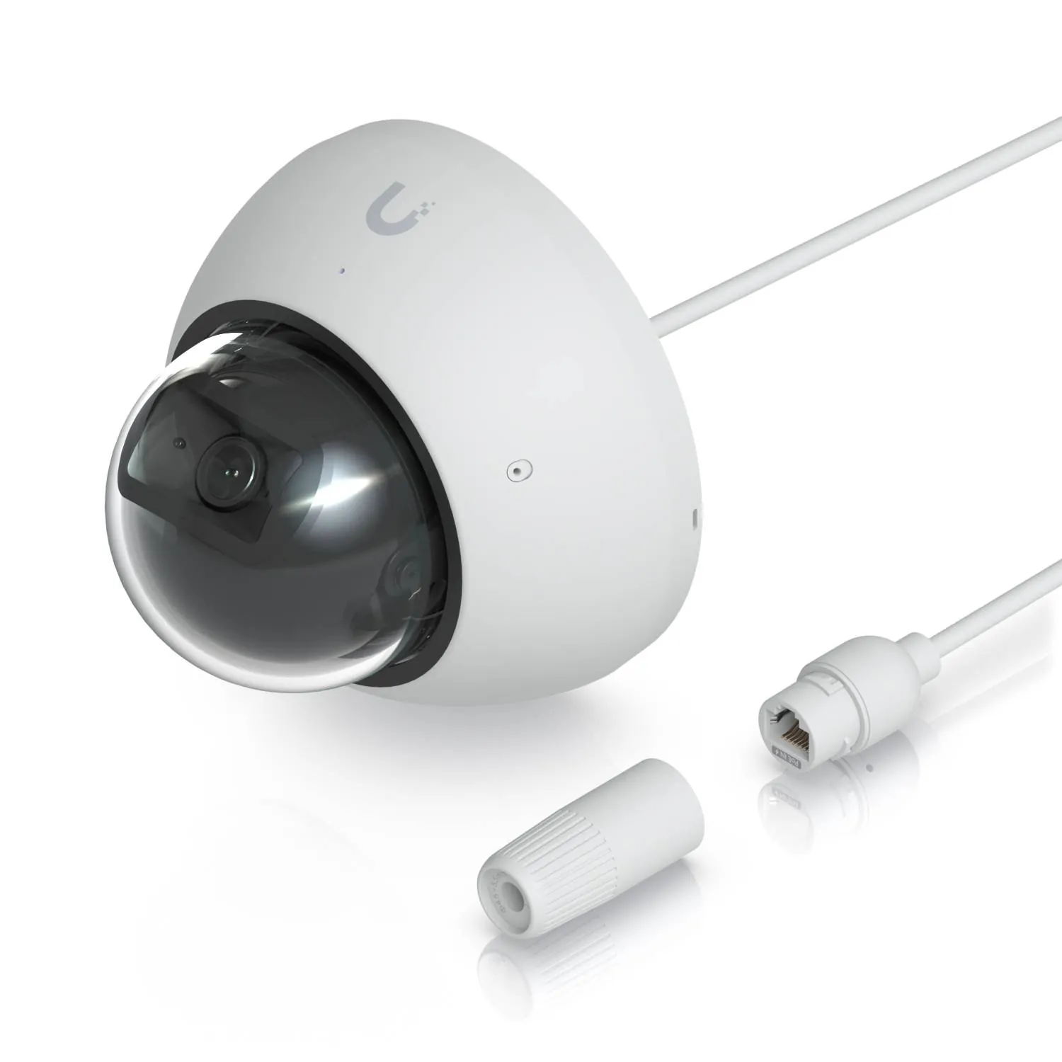 Camara IP Ubiquiti UVC-AI-DOME-W Dome 4K blanca 110 grados IR40m IK10 Mic/Spk PoE 4