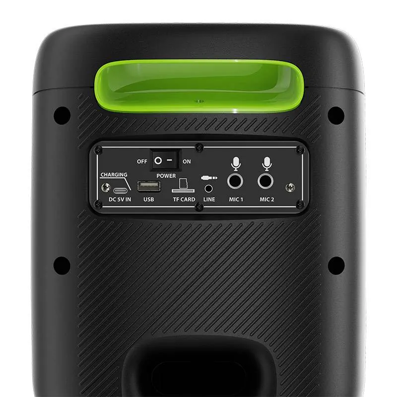 Parlante portátil Bluetooth, 1800W PMPO, 7h batería, luces LED, Klip Xtreme KLS-655 3