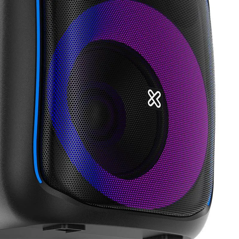 Parlante portátil Bluetooth, 1800W PMPO, 7h batería, luces LED, Klip Xtreme KLS-655 4