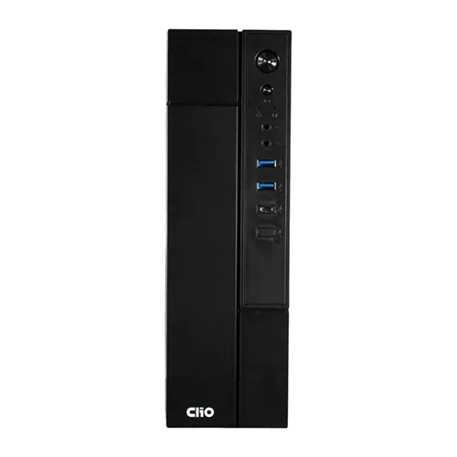 Gabinete Clio S609 Micro ATX con Fuente 500W, USB 3.0, Tipo-C 3.1, Slim Case, Negro 3