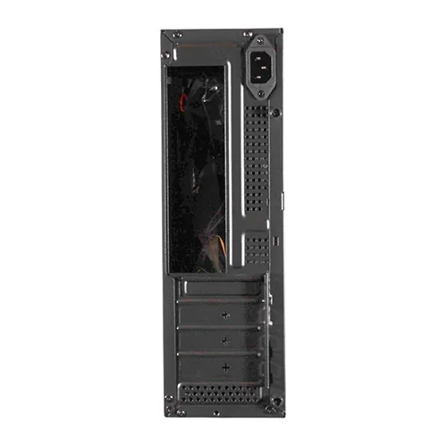 Gabinete Clio S609 Micro ATX con Fuente 500W, USB 3.0, Tipo-C 3.1, Slim Case, Negro 4