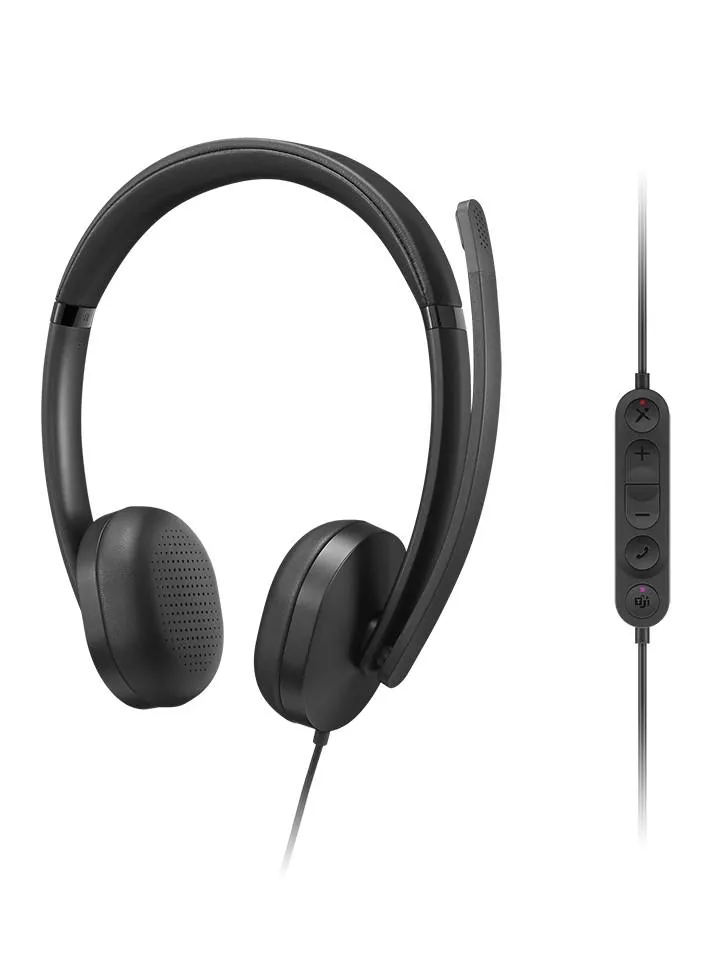 Audífonos Lenovo VoIP Headset 5000 USB-C Diadema Biauricular Oficina Teams 5
