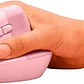 Mouse Ergonómico Logitech Lift, 6 Botones, 4000DPI, Bluetooth, Dark Rose - Miniatura 4