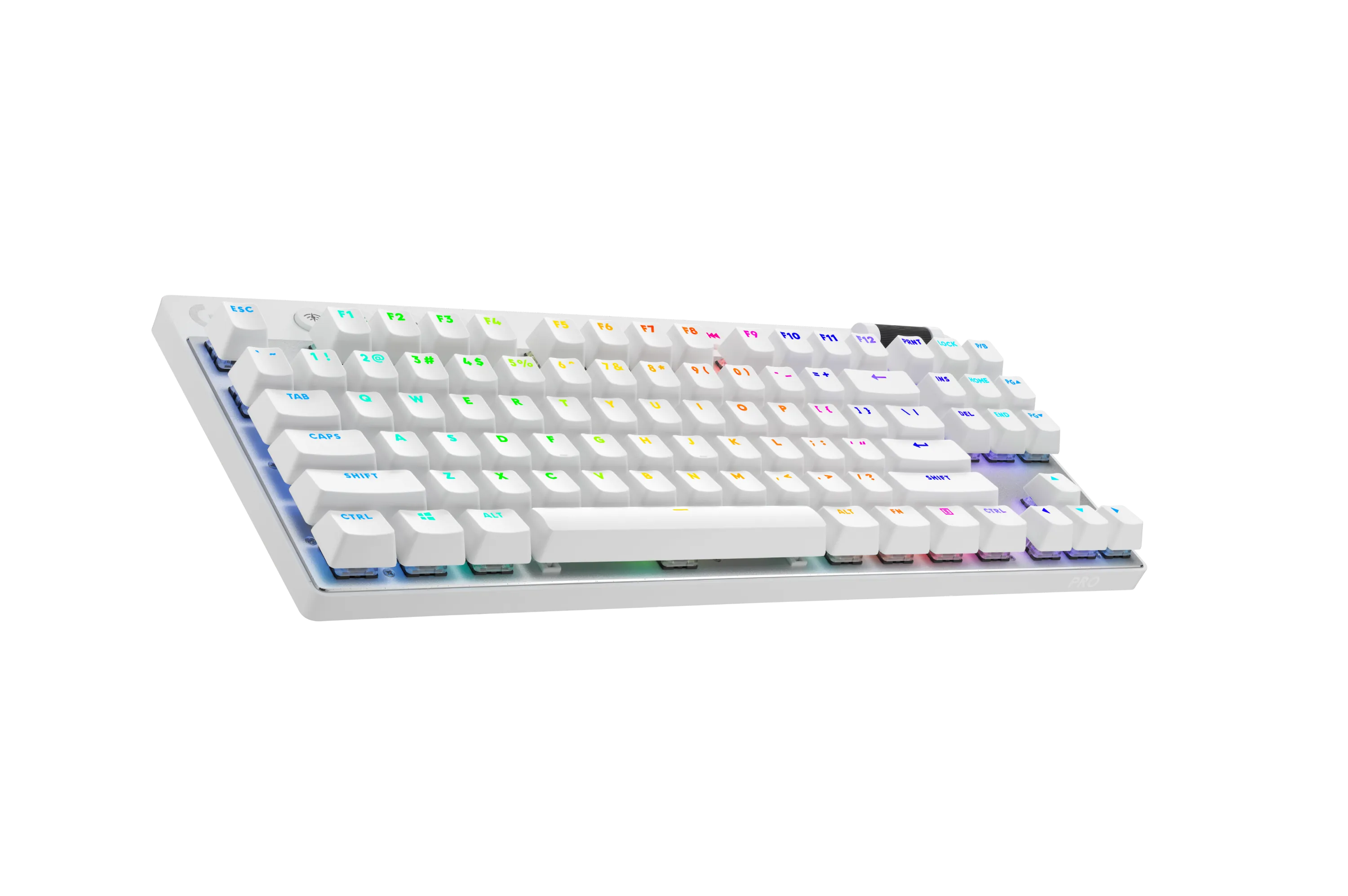 Teclado Mecánico Inalámbrico Logitech PRO X TKL LIGHTSPEED, Switch GX Brown, Inglés, White 4