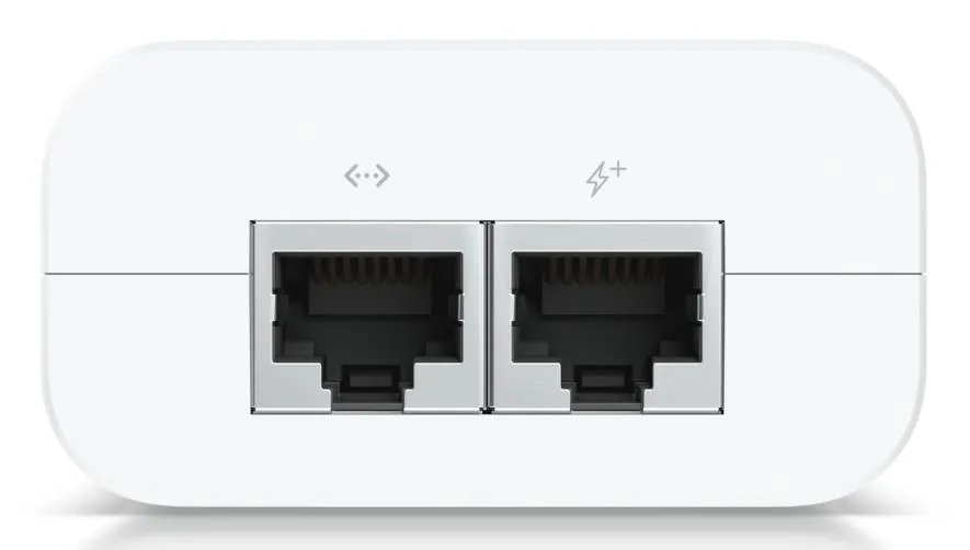 Adaptador PoE+ Ubiquiti U-POE+ para dispositivos UniFi, 50V 7