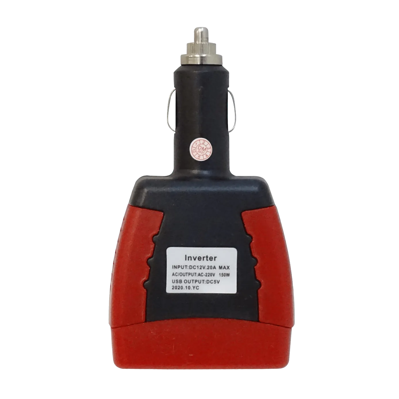 150W 12VDC-in/220V-out Inversor s/Ventilador USB-5V-500mA-OUT 2