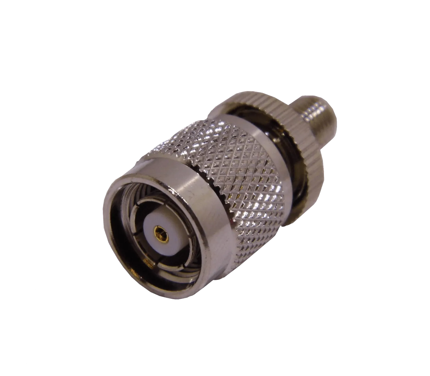 Adaptador Coaxial RPTNC Macho a RPSMA Hembra Tipo Copla 3