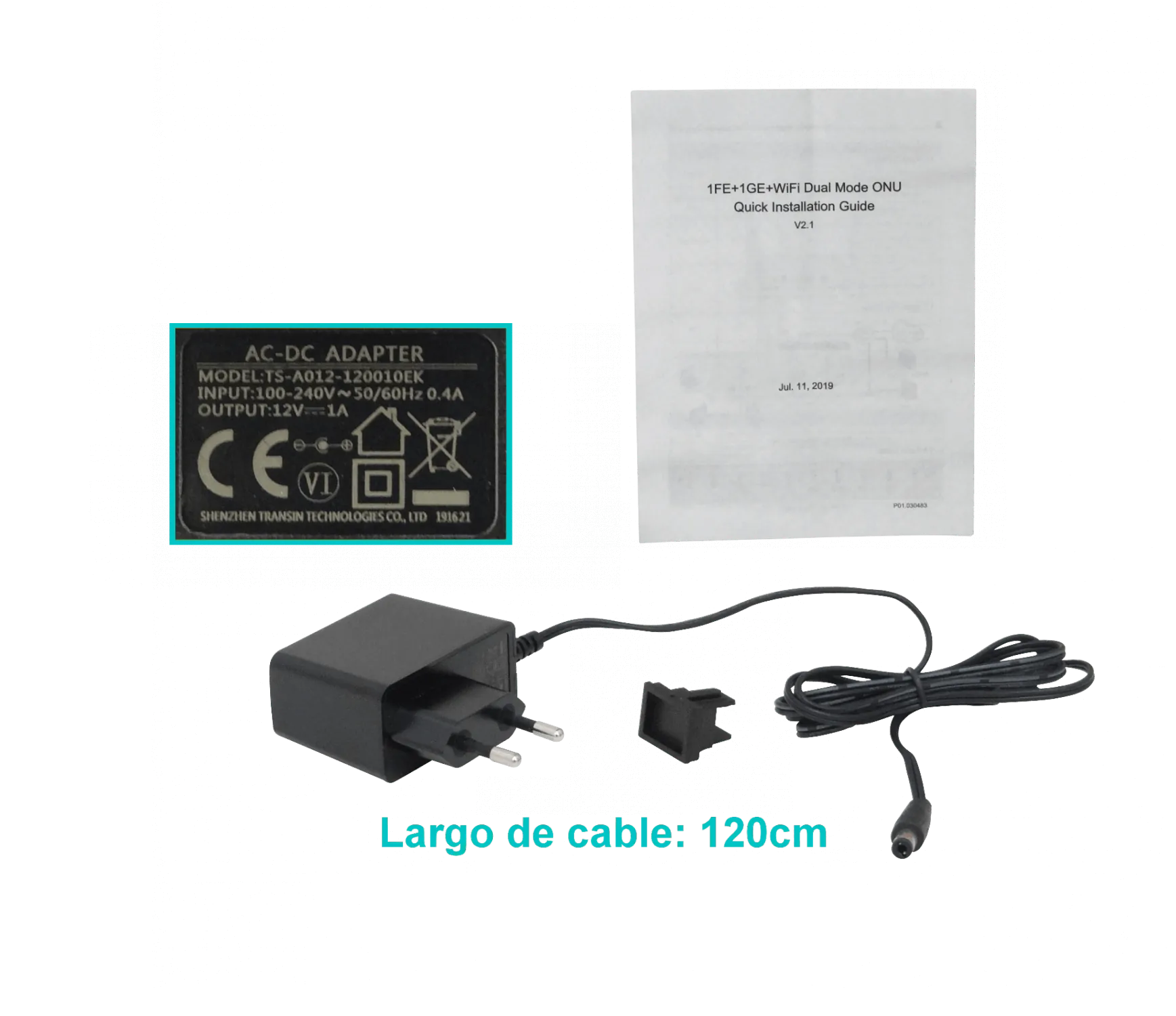 Solución de Conectividad FTTH de Alto Rendimiento 1GE+1FE+WiFi GPON ONU 110 – Wolck 4