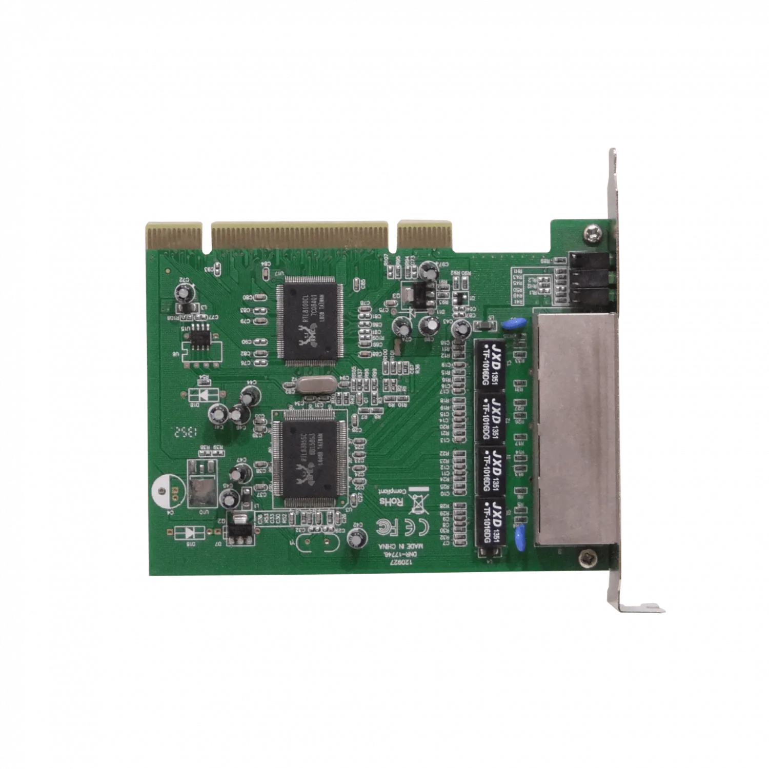 Tarjeta de Red PCI-Legacy 10/100 4 Puertos LAN RB44L para Servidor, Chipset RTL8100CL/RTL8305SC 2