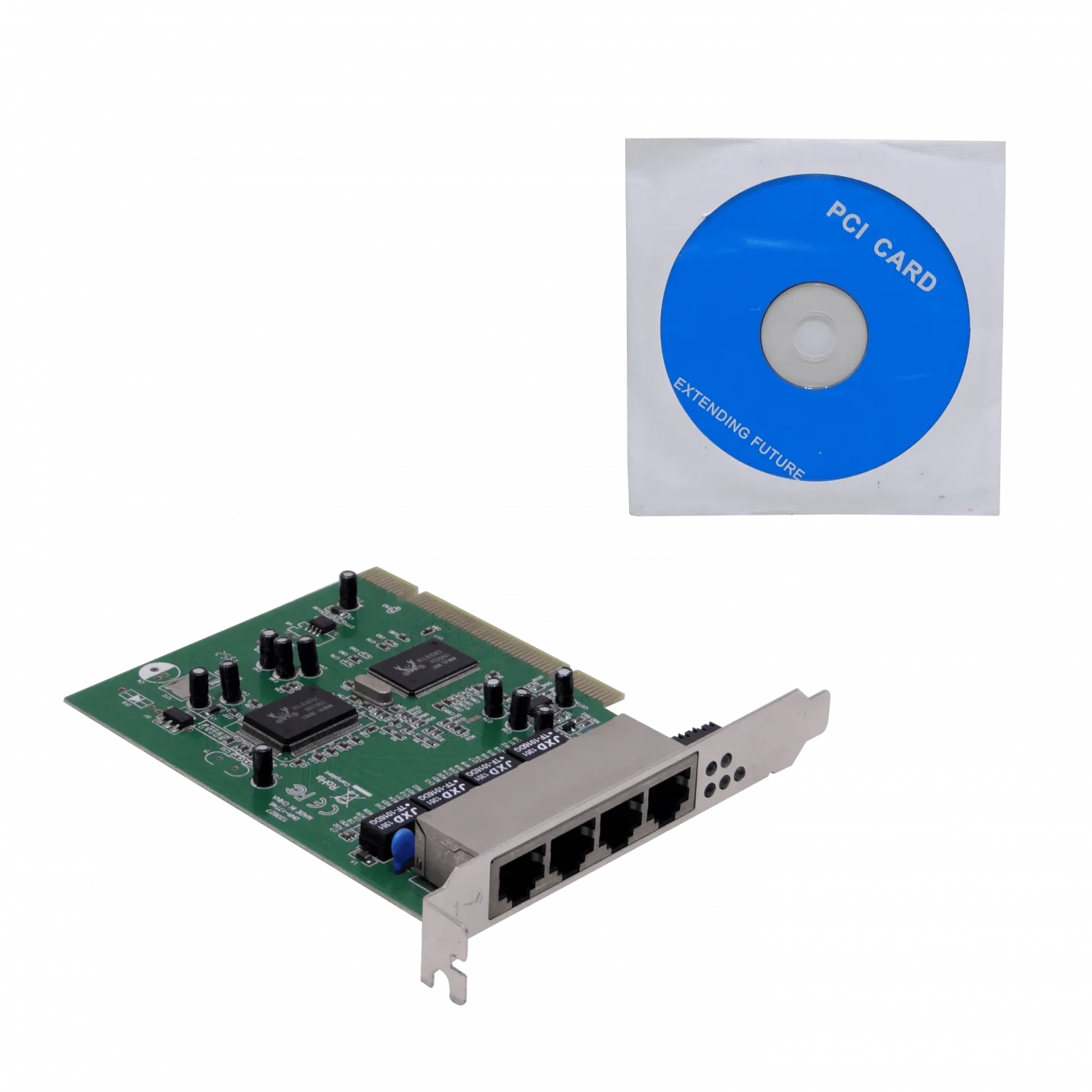 Tarjeta de Red PCI-Legacy 10/100 4 Puertos LAN RB44L para Servidor, Chipset RTL8100CL/RTL8305SC 3